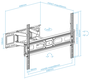 Tooq Soporte de Pared Giratorio e Inclinable para Pantallas 37-80 pulgadas LP7866TN-B