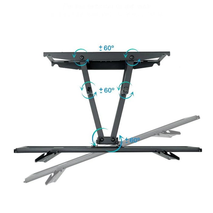 Tooq Soporte de Pared Giratorio e Inclinable para Pantallas 37-80 pulgadas LP7866TN-B Tooq Soporte de Pared Giratorio e Inclinable para Pantallas 37-80 pulgadas LP7866TN-B