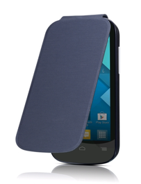 Alcatel Protector funda flip cover para Alcatel C3, color Grey