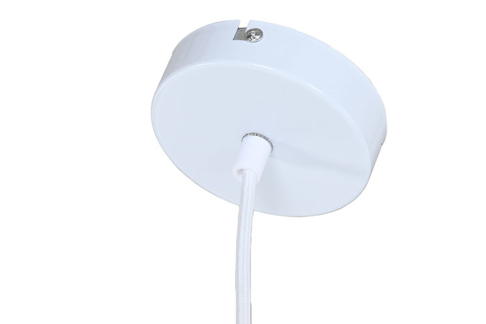 DKD Home Decor Lámpara Techo Urban Yute Metal Marron 61 x 61 x 25 cm