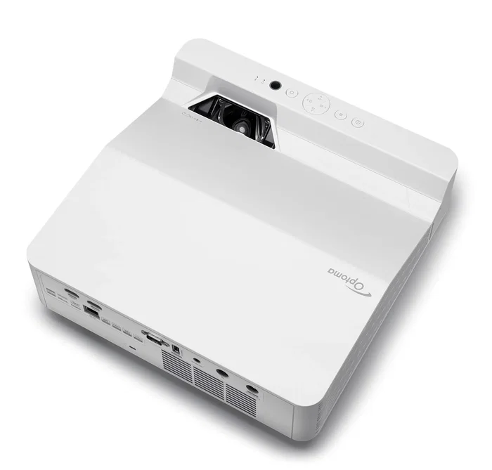 Optoma GT3500HDR Proyector de Alcance Ultracorto Blanco, 3800 Lúmenes ANSI DLP 1080p Full HD 3D, Resolución 1920x1080, 500000:1, Laser 30000h, Altavoces 15W