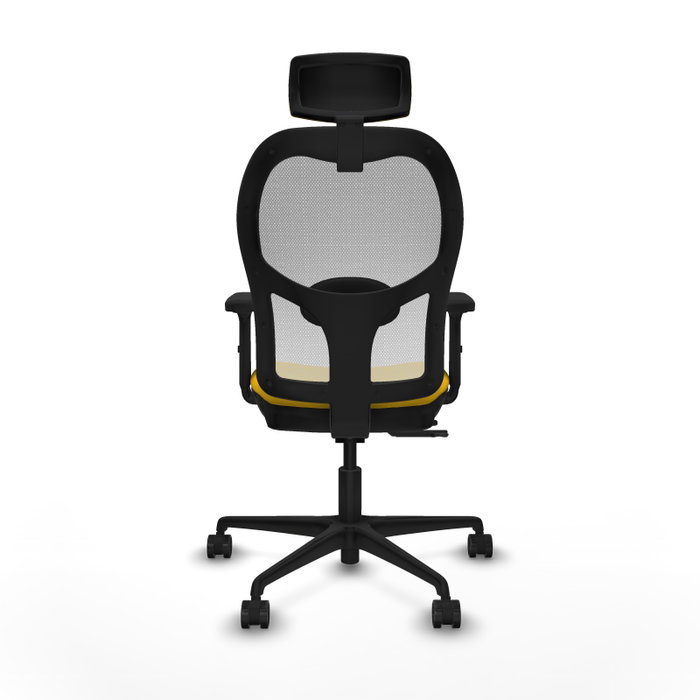 PIQUERAS Y CRESPO Silla de oficina Jorquera Sincro/Traslack Amarillo/Blanco PIQUERAS Y CRESPO Silla de oficina Jorquera Sincro/Traslack Amarillo/Blanco
