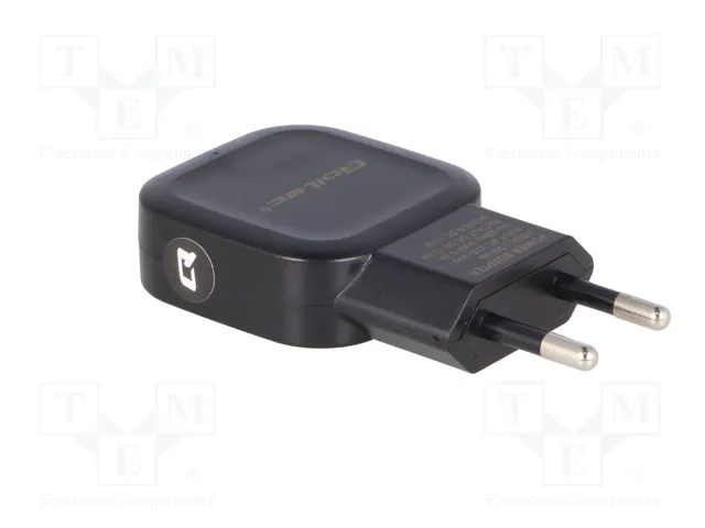 Qoltec Cargador de red 12W 5V 2.4A USB + USB-C