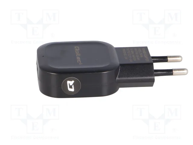 Qoltec Cargador de red 12W 5V 2.4A USB + USB-C