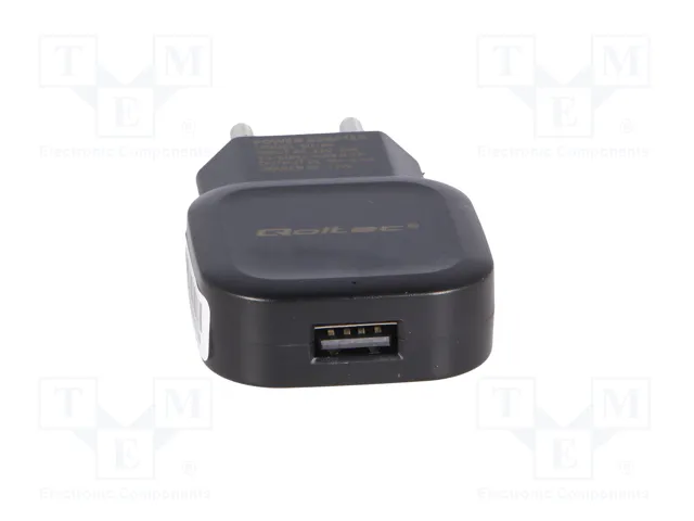 Qoltec Cargador de red 12W 5V 2.4A USB + USB-C