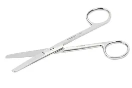 Vigmed 742630 Tijera de Disección Romo-Romo Recta 15 cm con 2 Puntas Romas