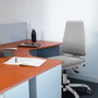 PIQUERAS Y CRESPO Silla de oficina Elche Azul claro con mecanismo Asincro