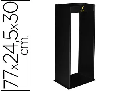 Sie Cenicero Exterior Metálico Negro con Rejilla para Arena 77x24.5x30 cm Sie Cenicero Exterior Metálico Negro con Rejilla para Arena 77x24.5x30 cm