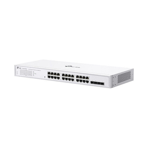 TP-Link Festa FS328G Switch Inteligente L2/L2+ de 24 Puertos Gigabit Ethernet, Montaje en Rack, 56 Gbit/s, 4 Ranuras SFP