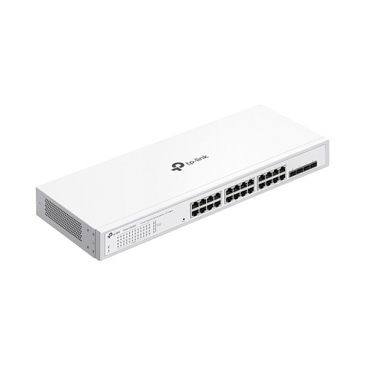 TP-Link Festa FS328G Switch Inteligente L2/L2+ de 24 Puertos Gigabit Ethernet, Montaje en Rack, 56 Gbit/s, 4 Ranuras SFP