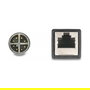 DeLOCK M12 Cable Adaptador X-kodiert 8 Pin Macho a RJ45 Hembra 50 cm