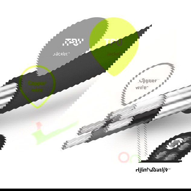 SBS Cable USB 2.0 TECABLETYPCSK, Tipo A a Tipo C, Negro, Longitud 0.5 m / 50 cm, Conector Macho Recto