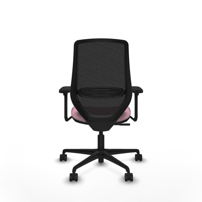 PIQUERAS Y CRESPO Silla de oficina Mardos Rosa con mecanismo Sincro