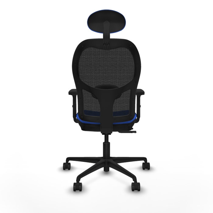 PIQUERAS Y CRESPO Silla de oficina Jorquera Azul con mecanismo Sincro/Traslack