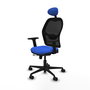 PIQUERAS Y CRESPO Silla de oficina Jorquera Azul con mecanismo Sincro/Traslack