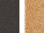 Giftdecor Felpudo Welcome Home 30x40 cm Fibra de Coco Marrón y Negro (Set de 10)