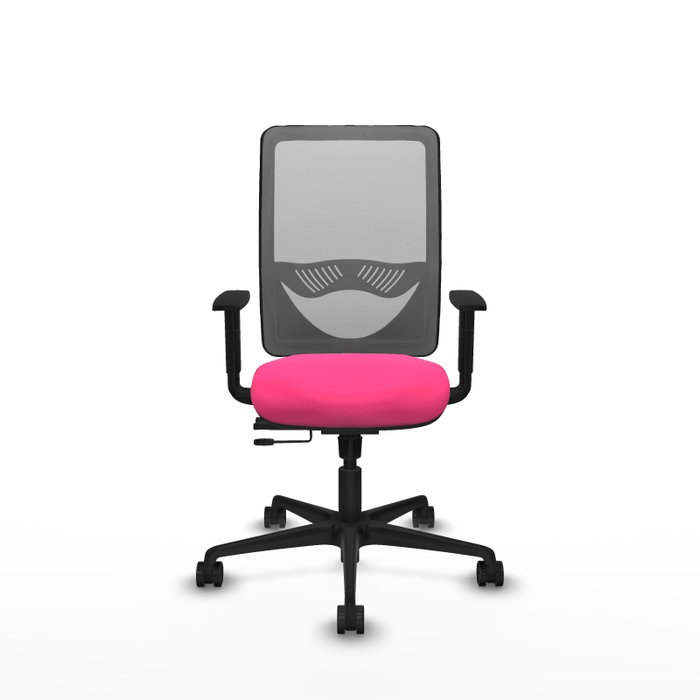 PIQUERAS Y CRESPO Silla de oficina Zulema con mecanismo Sincro/Traslack Rosa y Gris PIQUERAS Y CRESPO Silla de oficina Zulema con mecanismo Sincro/Traslack Rosa y Gris