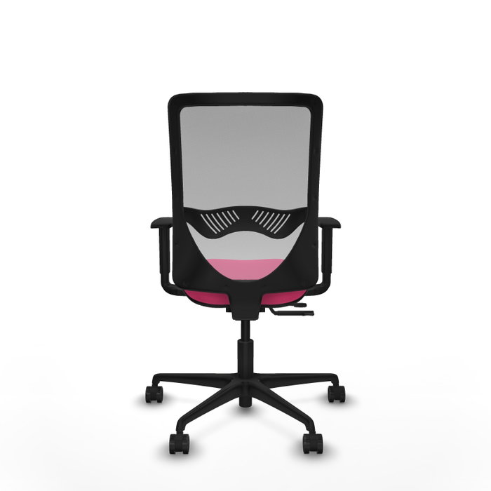 PIQUERAS Y CRESPO Silla de oficina Zulema con mecanismo Sincro/Traslack Rosa y Gris PIQUERAS Y CRESPO Silla de oficina Zulema con mecanismo Sincro/Traslack Rosa y Gris