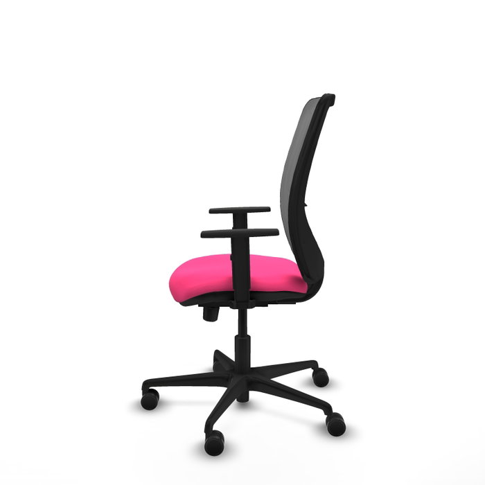 PIQUERAS Y CRESPO Silla de oficina Zulema con mecanismo Sincro/Traslack Rosa y Gris PIQUERAS Y CRESPO Silla de oficina Zulema con mecanismo Sincro/Traslack Rosa y Gris