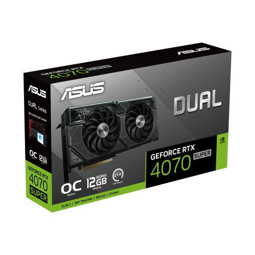 ASUS Dual -RTX4070S-O12G NVIDIA GeForce RTX 4070 SUPER 12 GB GDDR6X