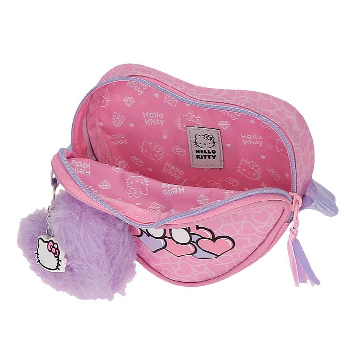 JOUMMA BAGS Bandolera Hearts & Dots Hello Kitty 17x14,5x4cm
