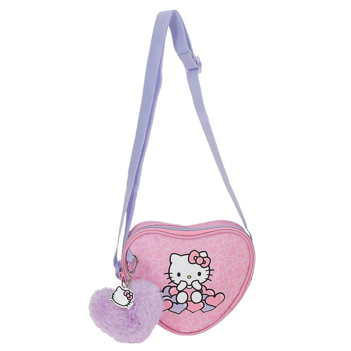JOUMMA BAGS Bandolera Hearts & Dots Hello Kitty 17x14,5x4cm