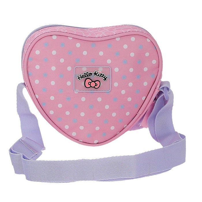 JOUMMA BAGS Bandolera Hearts & Dots Hello Kitty 17x14,5x4cm