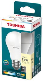 TOSHIBA LED ESSENTIAL A60 E27 10W 4000K - Bombilla A60 LED 10W Equivalente a 100W, 810 Lúmenes, Luz Blanca Neutra, E27, Vida Útil 15000 Horas