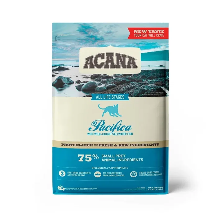 Acana Pienso para Gatos Adultos Pacifica Sin Cereales con Pescado Sostenible - 340 gr - Alto en Proteínas Acana Pienso para Gatos Adultos Pacifica Sin Cereales con Pescado Sostenible - 340 gr - Alto en Proteínas