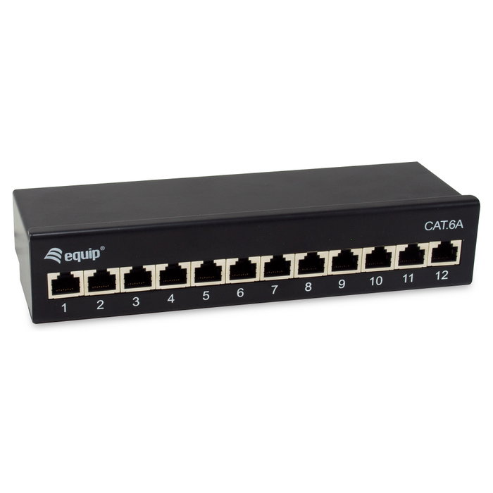 EQUIP Patch Panel de Sobremesa 12 Puertos RJ45 Cat6A FTP EQUIP Patch Panel de Sobremesa 12 Puertos RJ45 Cat6A FTP