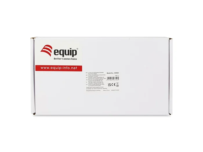 EQUIP Patch Panel de Sobremesa 12 Puertos RJ45 Cat6A FTP EQUIP Patch Panel de Sobremesa 12 Puertos RJ45 Cat6A FTP