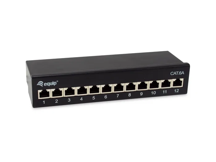 EQUIP Patch Panel de Sobremesa 12 Puertos RJ45 Cat6A FTP EQUIP Patch Panel de Sobremesa 12 Puertos RJ45 Cat6A FTP
