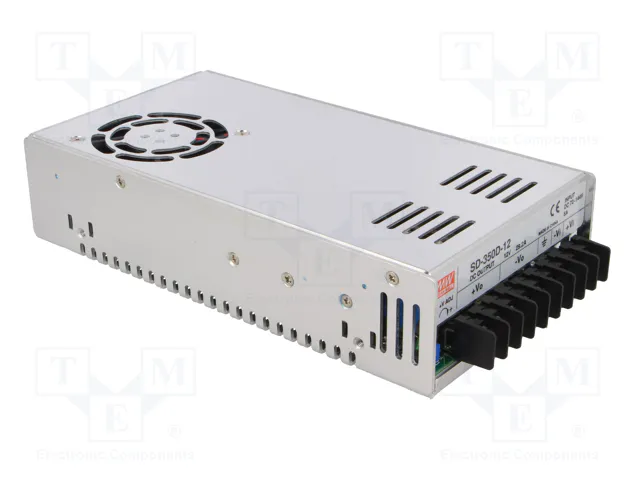 MEAN WELL SD-350D-12 Convertidor DC/DC 330W 72-144VDC a 12VDC 27,5A