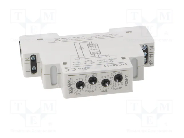 ZAMEL PCM-11 Relé de tiempo 230VAC SPDT
