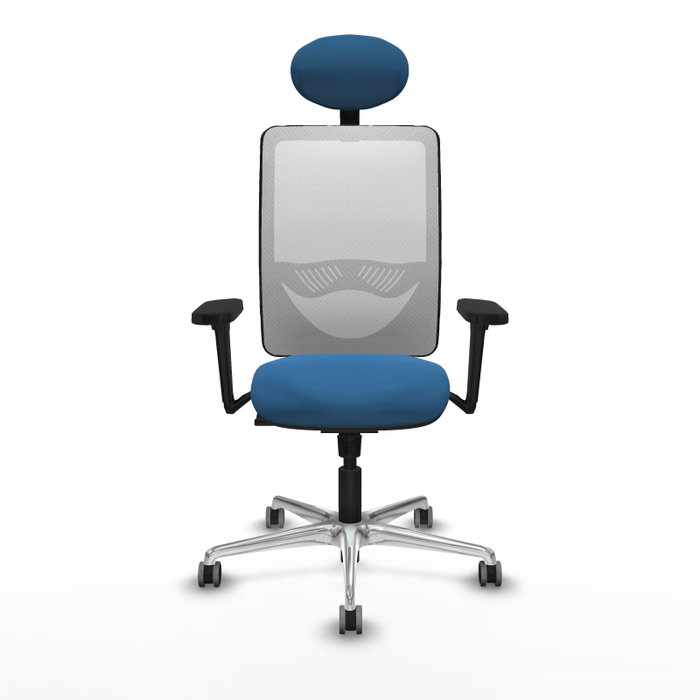PIQUERAS Y CRESPO Silla de oficina Zulema Azul claro y Blanco PIQUERAS Y CRESPO Silla de oficina Zulema Azul claro y Blanco