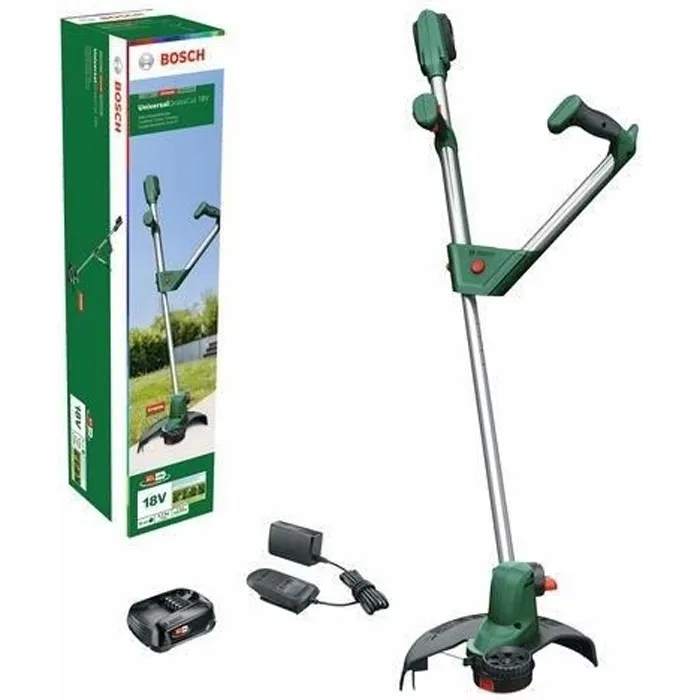 Bosch Cortacésped UniversalGrass Cut 18-260 con Batería para Cortar Hierba y Malas Hierbas Bosch Cortacésped UniversalGrass Cut 18-260 con Batería para Cortar Hierba y Malas Hierbas