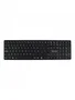 V7 Teclado KW550ESBT Bluetooth y USB 2.4 GHz Inalámbrico Dual Modo, QWERTY Español Completo Negro, Perfil Ultrafino