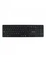 V7 Teclado KW550ESBT Bluetooth y USB 2.4 GHz Inalámbrico Dual Modo, QWERTY Español Completo Negro, Perfil Ultrafino