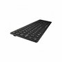 V7 KW550ESBT Teclado Bluetooth Inalámbrico 2.4 GHz con Modo Dual, Distribución QWERTY Español, Negro