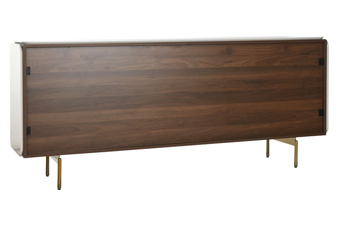 DKD Home Decor Buffet Moderno Blanco Marron 183 x 80 x 41.5 cm Madera MDF 2 Puertas 3 Cajones DKD Home Decor Buffet Moderno Blanco Marron 183 x 80 x 41.5 cm Madera MDF 2 Puertas 3 Cajones