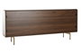 DKD Home Decor Buffet Moderno Blanco Marron 183 x 80 x 41.5 cm Madera MDF 2 Puertas 3 Cajones