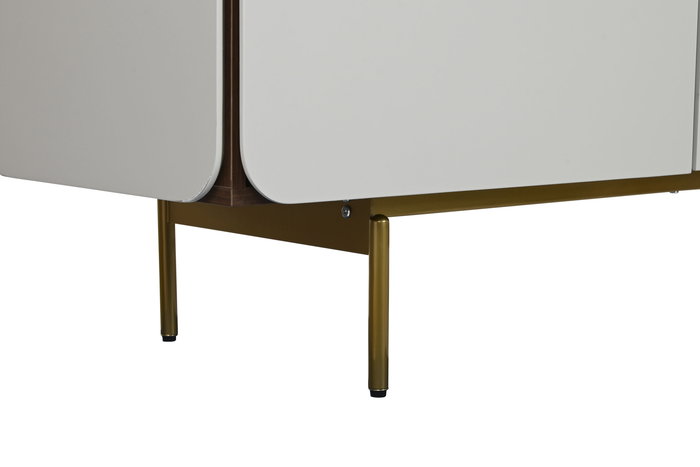 DKD Home Decor Buffet Moderno Blanco Marron 183 x 80 x 41.5 cm Madera MDF 2 Puertas 3 Cajones DKD Home Decor Buffet Moderno Blanco Marron 183 x 80 x 41.5 cm Madera MDF 2 Puertas 3 Cajones