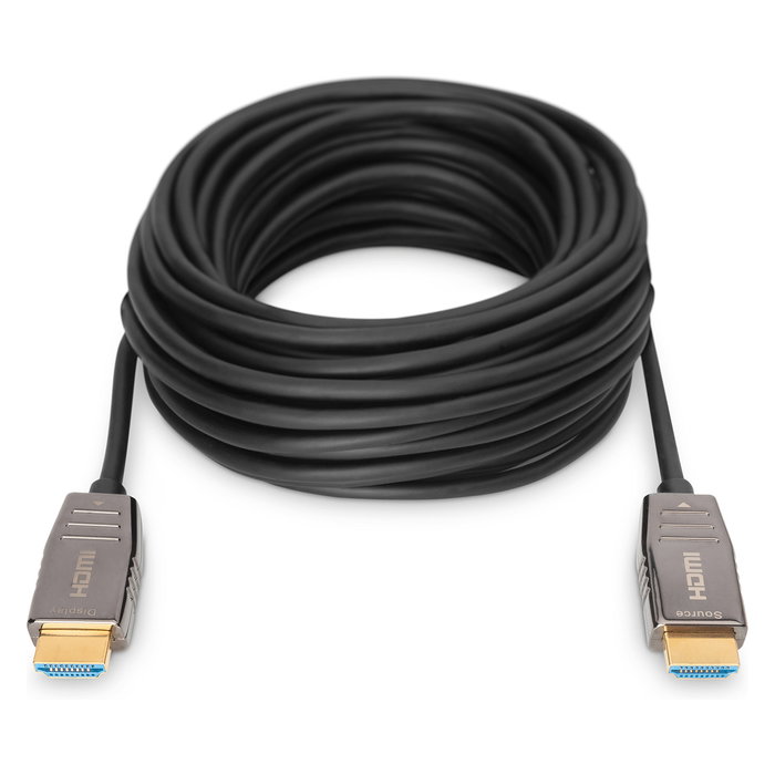 Digitus Cable HDMI AOC Híbrido Fibra Óptica UHD 8K 10m Negro