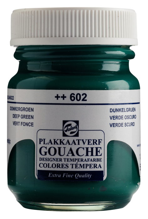Talens Colores Témpera Extra Fina Verde Oscuro 602 50 ml Talens Colores Témpera Extra Fina Verde Oscuro 602 50 ml