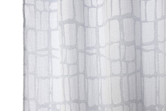 DKD Home Decor Cortina Niza Urban Gris Claro 260 x 140 cm (2 Unidades) Poliéster Jaquard