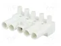 BM GROUP Bloque de bornas desmontable 16A Blanco