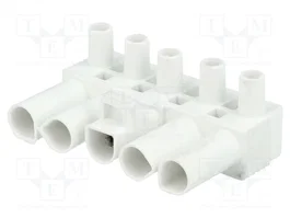 BM GROUP Bloque de bornas desmontable 16A Blanco