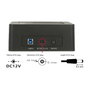 DeLOCK 62661 Estación de acoplamiento para 2 unidades SATA con función de clonación USB 5 Gbps