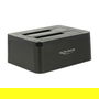 DeLOCK Docking Station 62661 para 2 Unidades de Disco Duro SATA III de 2.5" o 3.5" a USB 3.2 Gen 1 (5 Gbit/s) - Negro