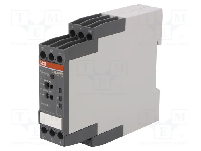ABB CM-IWS.1S Relé de monitorización de aislamiento 24÷240V AC/DC ABB CM-IWS.1S Relé de monitorización de aislamiento 24÷240V AC/DC